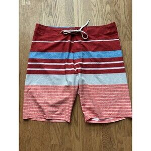 Old Navy California Swimming Suit Trunks Men’s Size 38 Red‎ Board Shorts